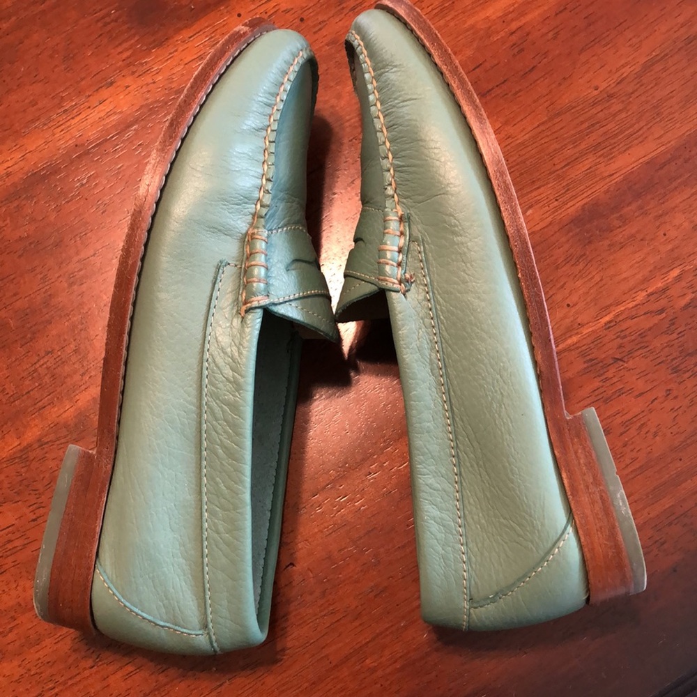 GH BASS Leather Weejuns Whitney Aquarius Loafers Size 6.5 - Picture 8 of 13